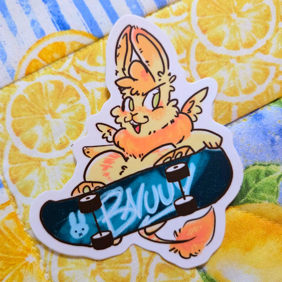 Rad Bnuuy - 3 x 3 inches