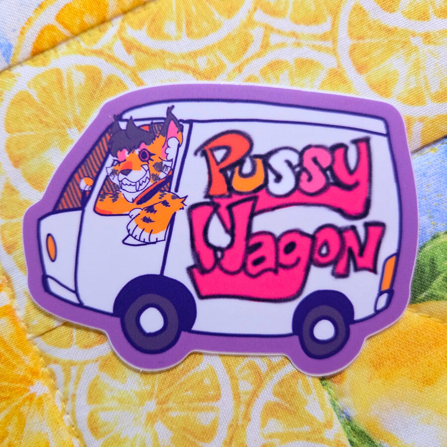 "Wagon" - 3 x 3 inches