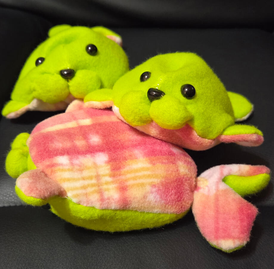 Hackey Sack Seal; multiple colorways- 1 page Pattern designed by Wynn and sewn in-house; available in Juggling Sets